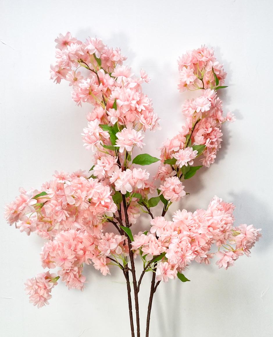 39" Artificial Cherry Blossom Branch in Blush Pink, Faux Spring Flowers, DIY Centerpiece | Florals |Wedding| Home Decorations |Gifts For Her