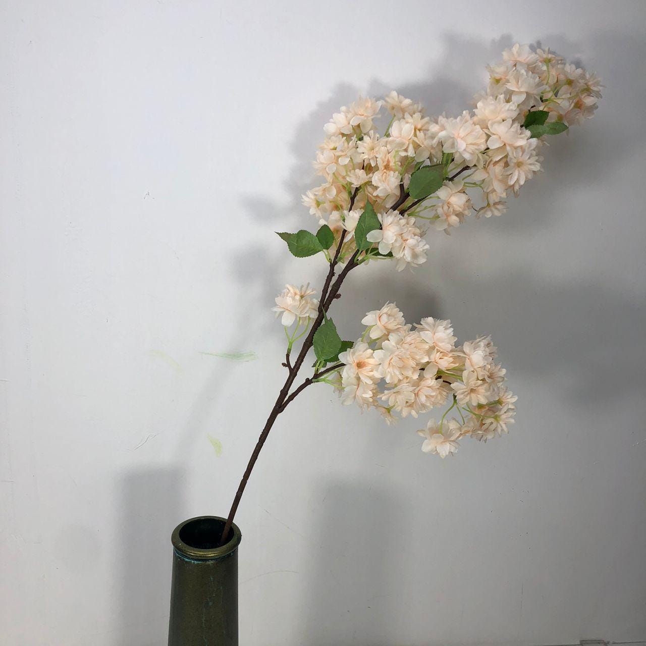 39" Artificial Cherry Blossom Branch in Cream White, Faux Spring Flowers, DIY Centerpiece |Florals |Wedding|Home Decorations |Gifts For Her
