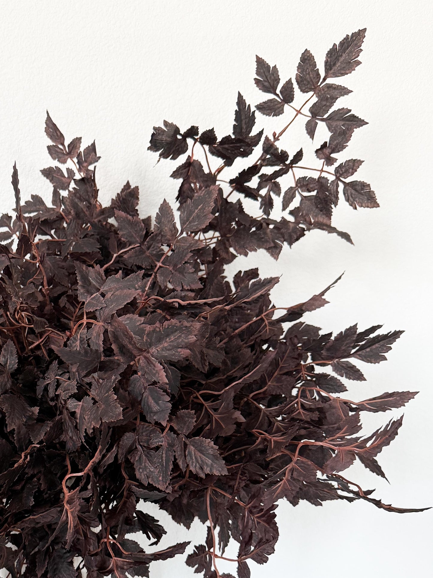 18" Cimicifuga in Dark Plum, Faux Fall Greenery, DIY Centerpiece |Florals |Wedding| Home Decorations |Gifts For Her