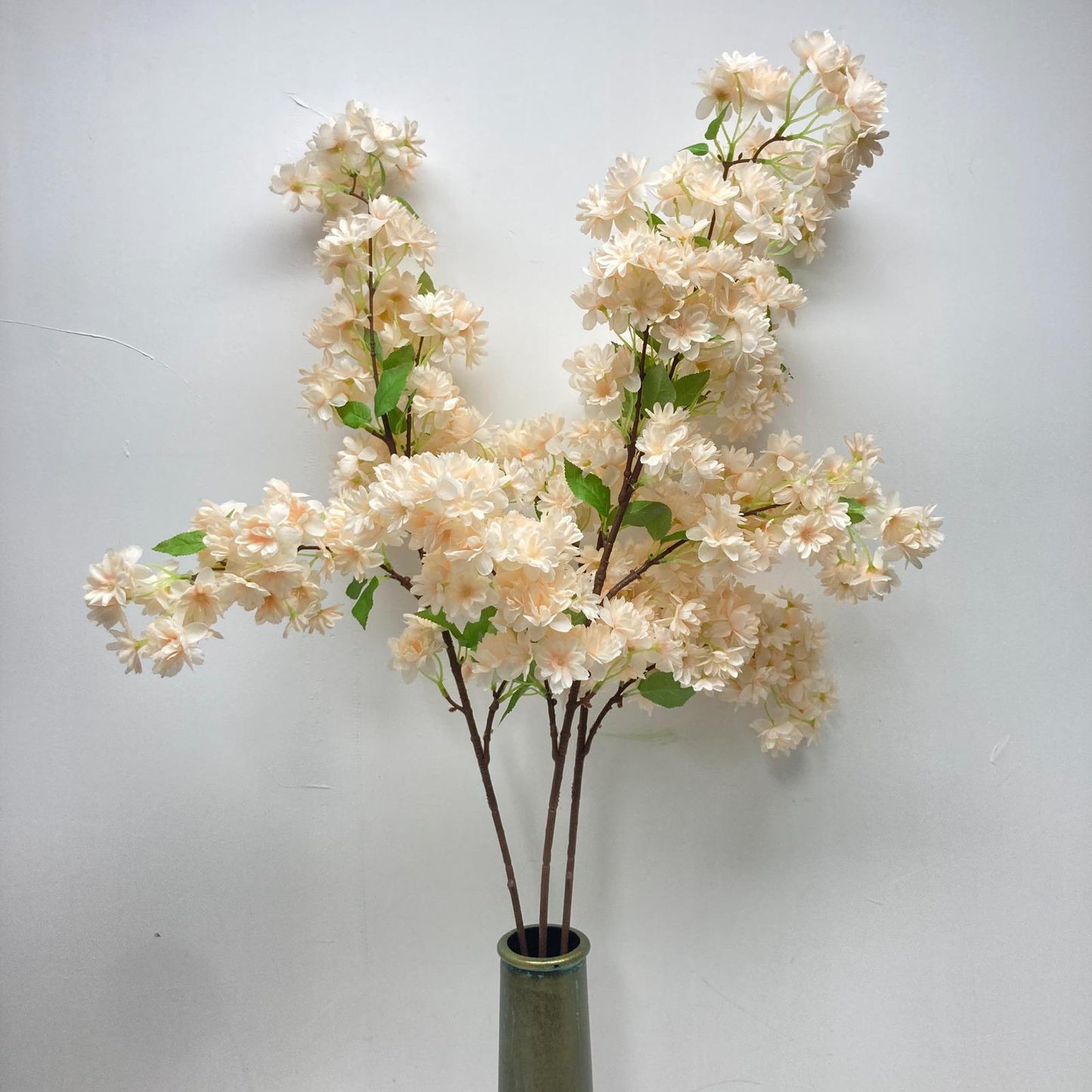 39" Artificial Cherry Blossom Branch in Cream White, Faux Spring Flowers, DIY Centerpiece |Florals |Wedding|Home Decorations |Gifts For Her