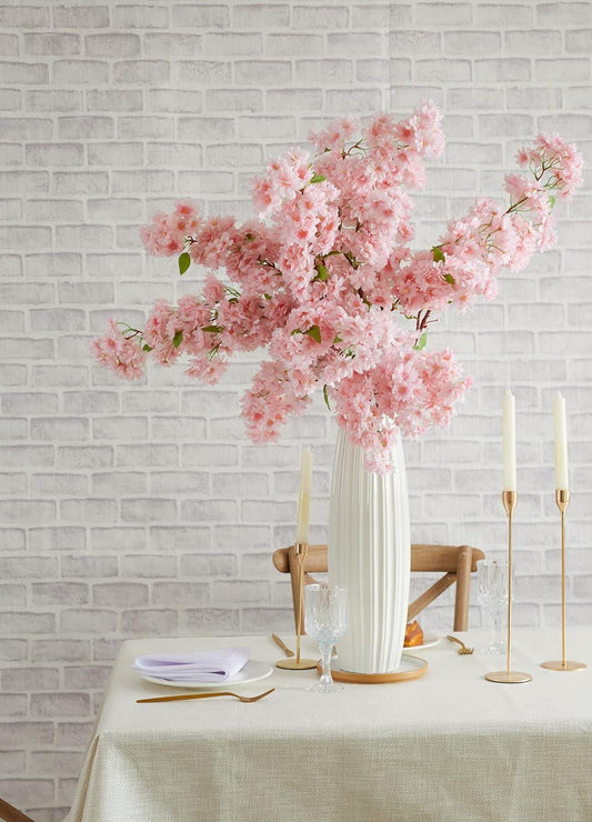 39" Artificial Cherry Blossom Branch in Blush Pink, Faux Spring Flowers, DIY Centerpiece | Florals |Wedding| Home Decorations |Gifts For Her