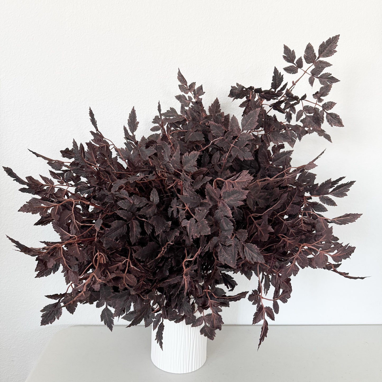 18" Cimicifuga in Dark Plum, Faux Fall Greenery, DIY Centerpiece |Florals |Wedding| Home Decorations |Gifts For Her